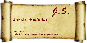 Jakab Sudárka névjegykártya